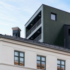 Отель Frogner House Apart - Helgesens gate 1 Норвегия, Осло - отзывы, цены и фото номеров - забронировать отель Frogner House Apart - Helgesens gate 1 онлайн вид на фасад