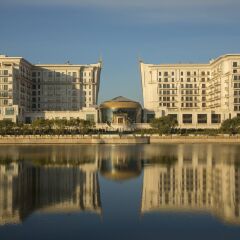 Гостиница The St. Regis Astana Казахстан, Нур-Султан - 1 отзыв об отеле, цены и фото номеров - забронировать гостиницу The St. Regis Astana онлайн приотельная территория фото 2