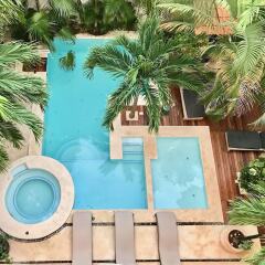 Отель Condohotel Fabiola Мексика, Плая-дель-Кармен - отзывы, цены и фото номеров - забронировать отель Condohotel Fabiola онлайн бассейн фото 3