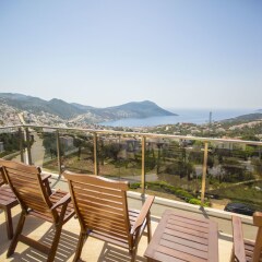 Villa Ata by Akdenizvillam Турция, Калкан - отзывы, цены и фото номеров - забронировать отель Villa Ata by Akdenizvillam онлайн балкон