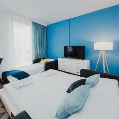 Отель ShortStayPoland Kasprzaka (B56) комната для гостей