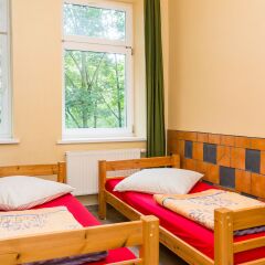 Central Globetrotter Hostel Leipzig Hauptbahnhof комната для гостей
