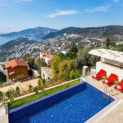 Villa Palmiye by Akdenizvillam Турция, Калкан - отзывы, цены и фото номеров - забронировать отель Villa Palmiye by Akdenizvillam онлайн бассейн