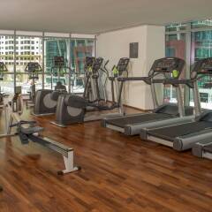 Отель Intercontinental Dubai Marina фитнесс-зал фото 3