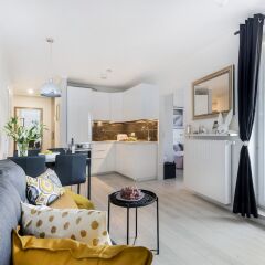 Апартаменты P&O Apartments Metro Wilanowska 4 Варшава комната для гостей фото 5
