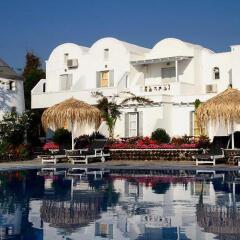 Отель Mediterranean Beach Palace Hotel Греция, Остров Санторини - отзывы, цены и фото номеров - забронировать отель Mediterranean Beach Palace Hotel онлайн приотельная территория фото 2
