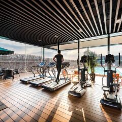 Отель Novotel Shanghai Clover фитнесс-зал