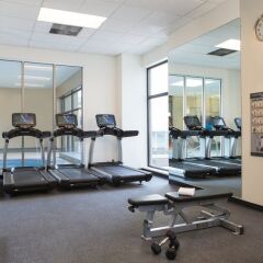 Отель Calgary Marriott Downtown Hotel Канада, Калгари - отзывы, цены и фото номеров - забронировать отель Calgary Marriott Downtown Hotel онлайн фитнесс-зал фото 2