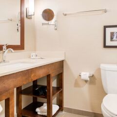 Отель Comfort Suites Columbus Airport США, Колумбус - отзывы, цены и фото номеров - забронировать отель Comfort Suites Columbus Airport онлайн ванная фото 2
