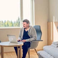 Отель LHL Sykehuset Hotell в номере