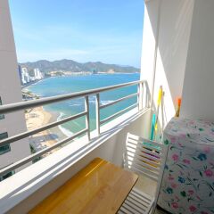 Апартаменты Sunrise Hon Chong Ocean View Apartment Нячанг балкон
