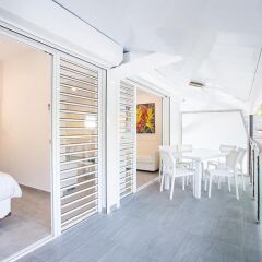 Отель Residence Moorea Sunset Beach Французская Полинезия, Муреа - отзывы, цены и фото номеров - забронировать отель Residence Moorea Sunset Beach онлайн балкон