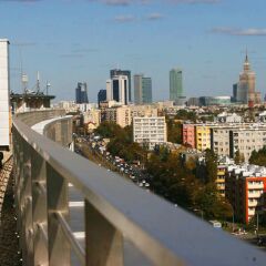 Апартаменты Triton Park Apartments Варшава балкон