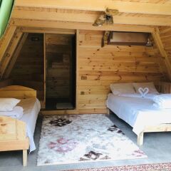 Отель Tabiat Bungalows Чамлыхемшин комната для гостей