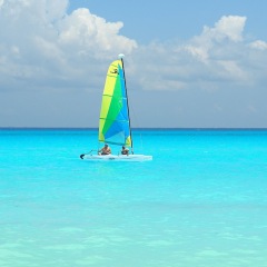 Отель Sunset Fishermen Beach Resort Плая-дель-Кармен приотельная территория