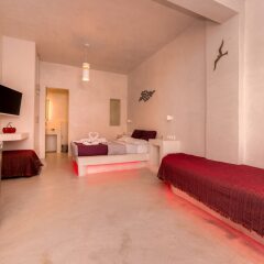 Отель The Muse Of Santorini - Jacuzzi Suites Греция, Остров Санторини - отзывы, цены и фото номеров - забронировать отель The Muse Of Santorini - Jacuzzi Suites онлайн комната для гостей фото 4