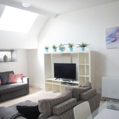 Отель The Loft Merchant City Central Location Великобритания, Глазго - отзывы, цены и фото номеров - забронировать отель The Loft Merchant City Central Location онлайн комната для гостей фото 3