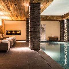 Отель The Capra Saas-Fee бассейн