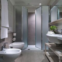 Отель Terme Mioni Pezzato Италия, Абано-Терме - 1 отзыв об отеле, цены и фото номеров - забронировать отель Terme Mioni Pezzato онлайн ванная фото 3