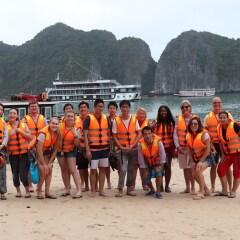 Отель Halong Serenity Cruise Вьетнам, Халонг - отзывы, цены и фото номеров - забронировать отель Halong Serenity Cruise онлайн пляж
