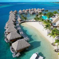 Отель Manava Beach Resort and Spa Moorea Французская Полинезия, Папеэте - отзывы, цены и фото номеров - забронировать отель Manava Beach Resort and Spa Moorea онлайн пляж