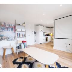 Отель Quiet, Convenient 1BR Flat for 4 in Greenwich Великобритания, Лондон - отзывы, цены и фото номеров - забронировать отель Quiet, Convenient 1BR Flat for 4 in Greenwich онлайн комната для гостей фото 5