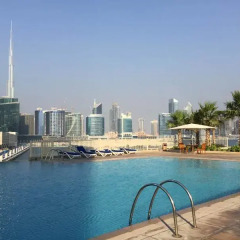 Отель Espace Holiday Homes - SABA 2 Jumeirah Lake Towers ОАЭ, Дубай - отзывы, цены и фото номеров - забронировать отель Espace Holiday Homes - SABA 2 Jumeirah Lake Towers онлайн бассейн фото 2