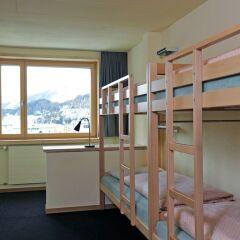 Отель Youth Hostel St. Moritz Швейцария, Санкт-Мориц - отзывы, цены и фото номеров - забронировать отель Youth Hostel St. Moritz онлайн комната для гостей фото 3