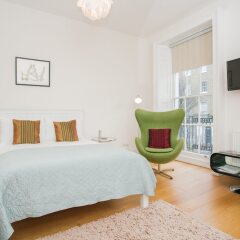 Отель Modern and Bright 1 Bed Apartment in Marylebone Великобритания, Лондон - отзывы, цены и фото номеров - забронировать отель Modern and Bright 1 Bed Apartment in Marylebone онлайн комната для гостей фото 5