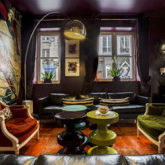 Отель Hôtel du Petit Moulin интерьер отеля