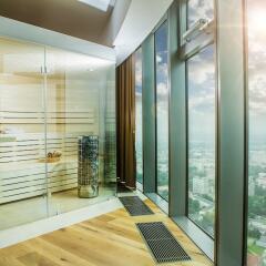Отель Apartamenty Sky Tower сауна