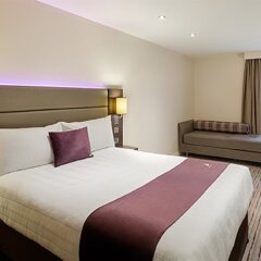 Отель Premier Inn Glasgow Cambuslang M74, J2A Великобритания, Глазго - отзывы, цены и фото номеров - забронировать отель Premier Inn Glasgow Cambuslang M74, J2A онлайн комната для гостей фото 2