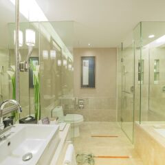 Отель Pan Pacific Xiamen Китай, Сямынь - отзывы, цены и фото номеров - забронировать отель Pan Pacific Xiamen онлайн ванная фото 2