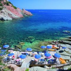 Отель Arbatax Park Resort Borgo Cala Moresca пляж