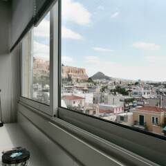 Отель Mind-blowing Acropolis View Apt балкон