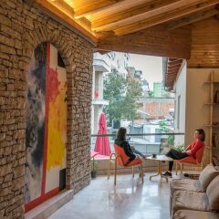Отель Mosaic Home Албания, Тирана - отзывы, цены и фото номеров - забронировать отель Mosaic Home онлайн интерьер отеля фото 2