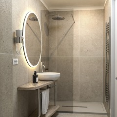 Отель Regina Elena 57 & Oro Bianco Spa Италия, Римини - 2 отзыва об отеле, цены и фото номеров - забронировать отель Regina Elena 57 & Oro Bianco Spa онлайн ванная фото 2