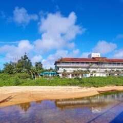 Отель Pension Biru Центр Окинавы приотельная территория фото 2