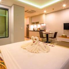 Отель At The Tree Condominium Phuket Студия с различными типами кроватей фото 2