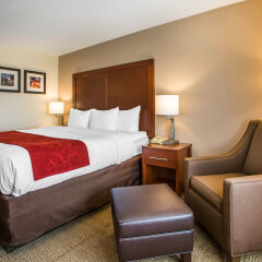 Отель Comfort Suites Columbus West - Hilliard США, Колумбус - отзывы, цены и фото номеров - забронировать отель Comfort Suites Columbus West - Hilliard онлайн комната для гостей фото 5