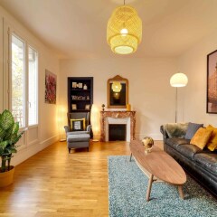 Апартаменты Apartment With 2 Bedrooms in Boulogne-billancourt, With Furnished Terrace and Wifi Булонь-Бийанкур фото 8