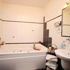 Отель Restaurant Pension L-club Глубока-над-Влтавой ванная фото 2