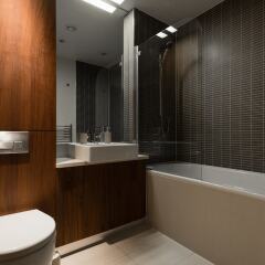 Отель Platinum Apartments Next to Victoria Station 9981 Великобритания, Лондон - отзывы, цены и фото номеров - забронировать отель Platinum Apartments Next to Victoria Station 9981 онлайн ванная фото 2