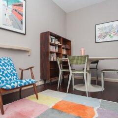 Апартаменты Stylish 1 Bedroom Apartment Near Kings Cross комната для гостей фото 5