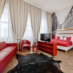 Отель Amedia Plaza Dresden Германия, Дрезден - 2 отзыва об отеле, цены и фото номеров - забронировать отель Amedia Plaza Dresden онлайн комната для гостей фото 3