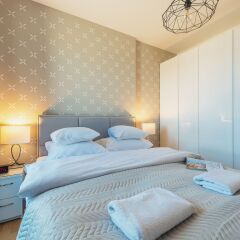 Отель M&R Apartament Mokka Konstruktorska Польша, Варшава - отзывы, цены и фото номеров - забронировать отель M&R Apartament Mokka Konstruktorska онлайн комната для гостей фото 4