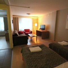 Отель Lapland Hotel Sky Ounasvaara Финляндия, Рованиеми - 2 отзыва об отеле, цены и фото номеров - забронировать отель Lapland Hotel Sky Ounasvaara онлайн комната для гостей