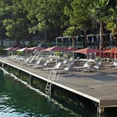 Marti Hemithea Hotel Турция, Кумлюбюк - отзывы, цены и фото номеров - забронировать отель Marti Hemithea Hotel онлайн приотельная территория фото 2