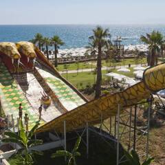 Crystal Tat Beach Golf Resort & Spa Турция, Белек - 1 отзыв об отеле, цены и фото номеров - забронировать отель Crystal Tat Beach Golf Resort & Spa онлайн пляж фото 2