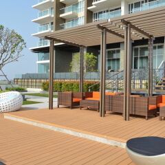 Отель Cetus Beachfront Condo By Pong Паттайя балкон